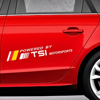 

2PCS Car Door Side Sticker For VW Volkswagen TSI T5 T4 CC Tiguan Passat B5 B6 B8 B7 Polo Golf 7 6 4 5 Beetle Touareg Accessories