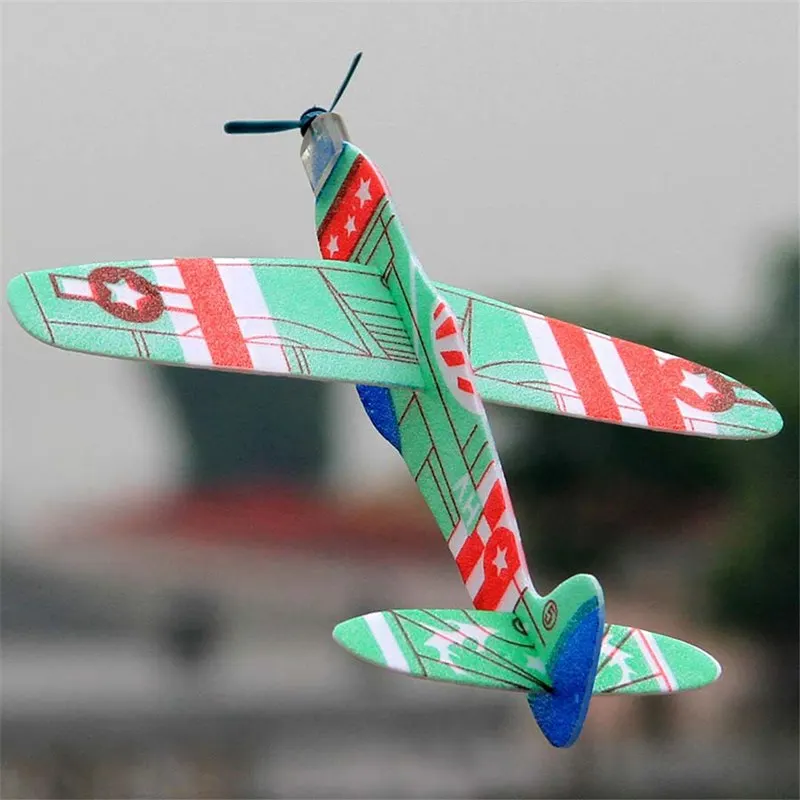 DIY Hand Throw Flying Planes Toys Foam Aeroplane Model Fillers Flying Glider Plane The Children's Play Toys 5 pcs foam glider toy boy model airplane toys for boys airplanes self made games children