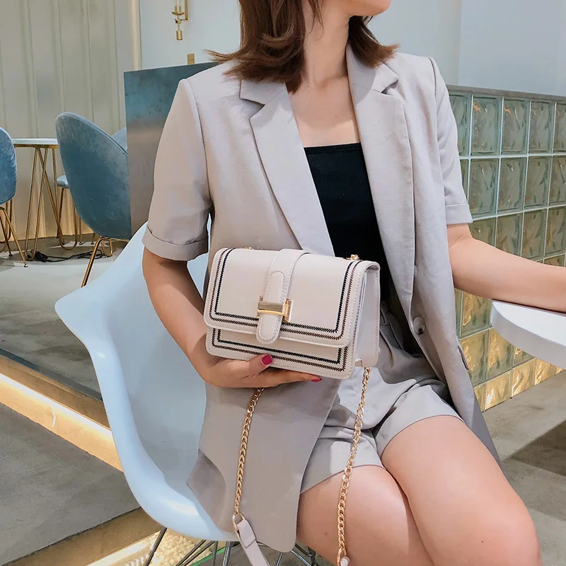 

Summer on the new small bag women's bag 2019 new tide Korean ins Joker fashion ladies shoulder bag Messenger bag