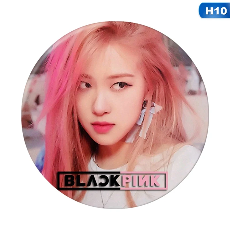 Корейский KPOP BLACKPINK альбом Брошь булавка приспособление для бейджа для одежды шляпа украшение для рюкзака - Окраска металла: 10