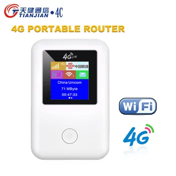 

TIANJIE Unlocked 3G 4G Wifi Router Lte Wireless Mobile Portable WIFI Hotspot 4g router with sim slot
