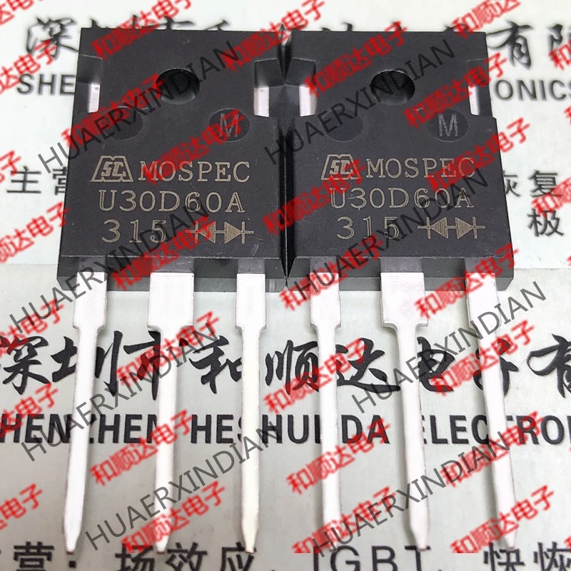 5 шт., новые оригинальные кнопки U30D60A-247 600V 30A