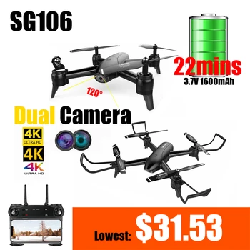 

Drone with Camera 4K Optical Flow 1080P HD Dual Camera Aerial Video RC Quadcopter Aircraft selfie Quadcopter Toys for kids gifts