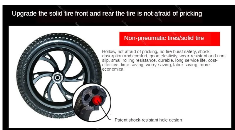 Daibot Portable Electric Bike 2 Wheel Electric Bicycles 12 Inch 350W 48V Parent-child Electric Scooters Adults Removable Battery (29)