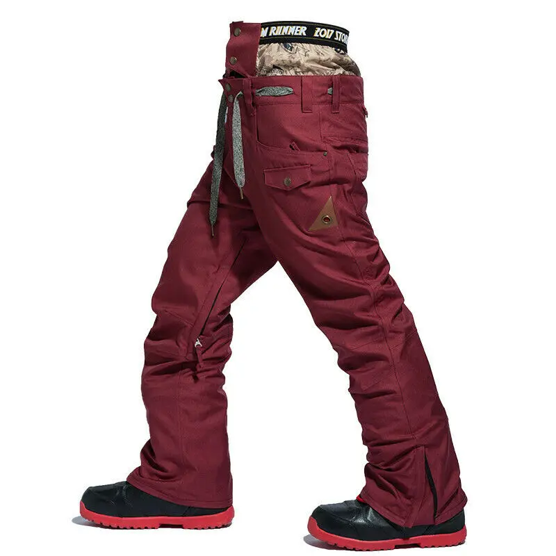 Mans Winter Waterproof Outdoor Coat Pants Ski Suit Jacket Snowboard Clothing