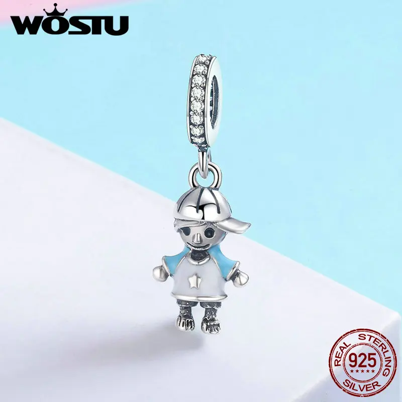 WOSTU/горячая Распродажа Стерлинговое Серебро 925 пробы милый кулон для маленькой