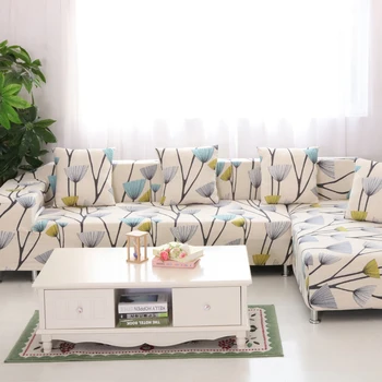 

Modern Elastic Stretch Couch Armchair Slipcover Protector Armrest 1 2 3 4 Seater Place L shape Corner Sectional Sofa Cover