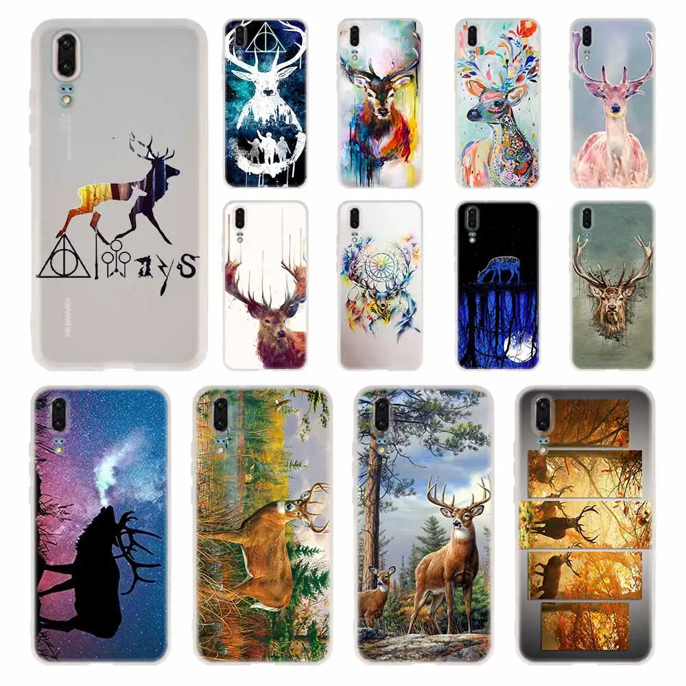 Силиконовый мягкий чехол из ТПУ для Huawei P30 P40 P20 Pro P10 P9 Lite P Smart Z 2020 чехлы с рисунком