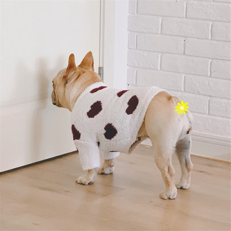 Pet Одежда для собак кошек с рисунком пуделя для бишона и шнауцера для Мопсов, французских бульдогов Костюмы корги пальто зимний свитер для собаки, для питомца наряд дропшиппинг