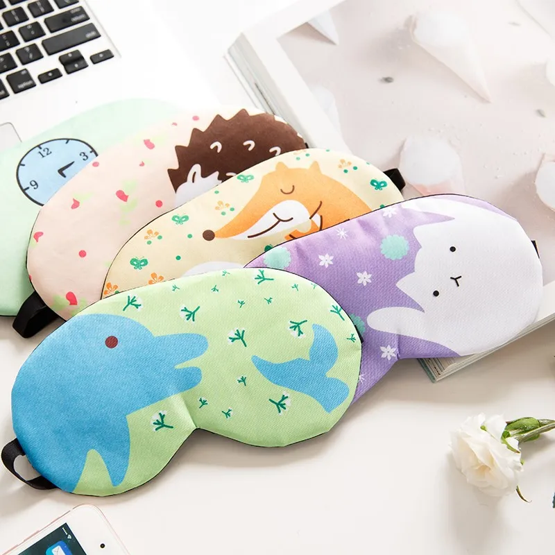 

Korean-style for Both Men And Women Eye Patch Shade Children Breathable Cartoon Ear Style Cool Sleep Cotton Eye Compress Ice Pac