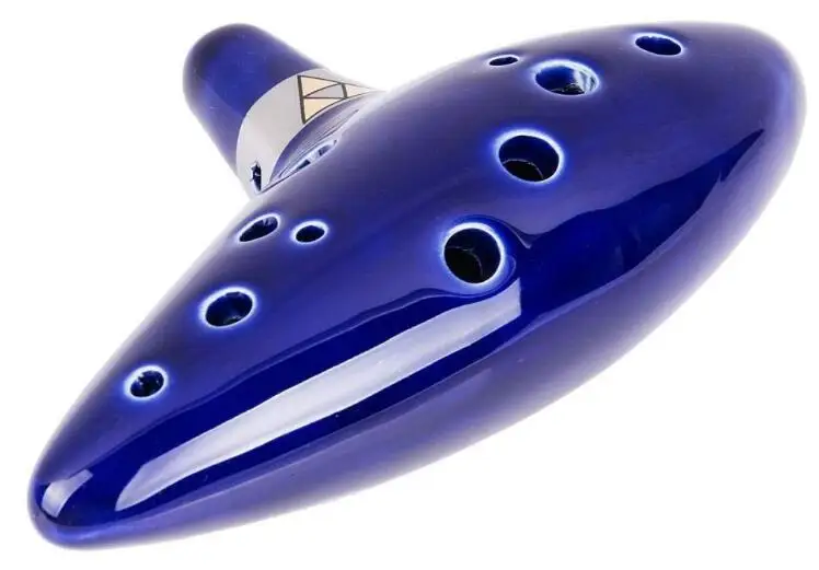 100 шт. Legend of Zelda ocarina of Time Triforce Link 12 отверстий Alto C Mediant тон окарина костюм Зельды на косплей керамическая копия+ учебник