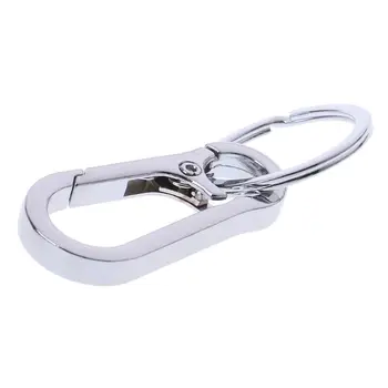 

Carabiner Stainless Steel Gourd Buckle Carabiner Keychain Waist Belt Clip Anti-lost Buckle Hanging Keyriing Key Rings