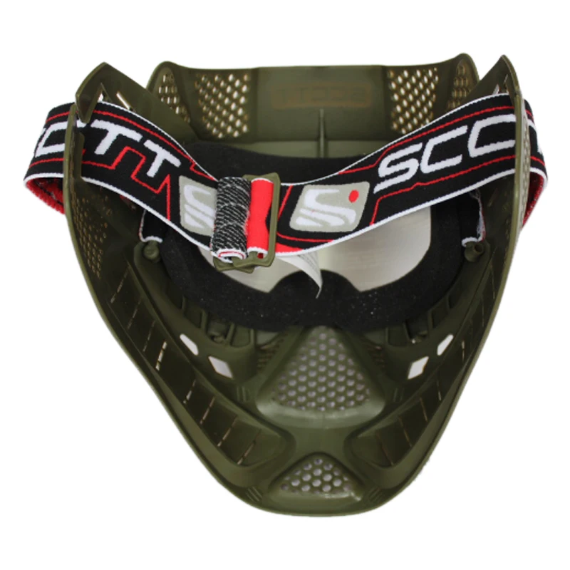 Paintball Airsoft Mask with Double Lens Anti Fog Goggle