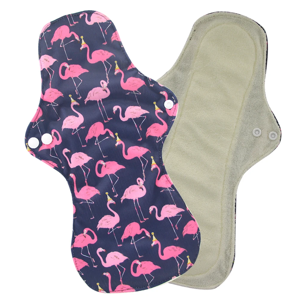 1 шт. моющиеся ночные менструальные прокладки для женщин, гигиенические прокладки, Органическая Бамбуковая ткань, хлопковые прокладки для женской гигиены - Цвет: WSD45