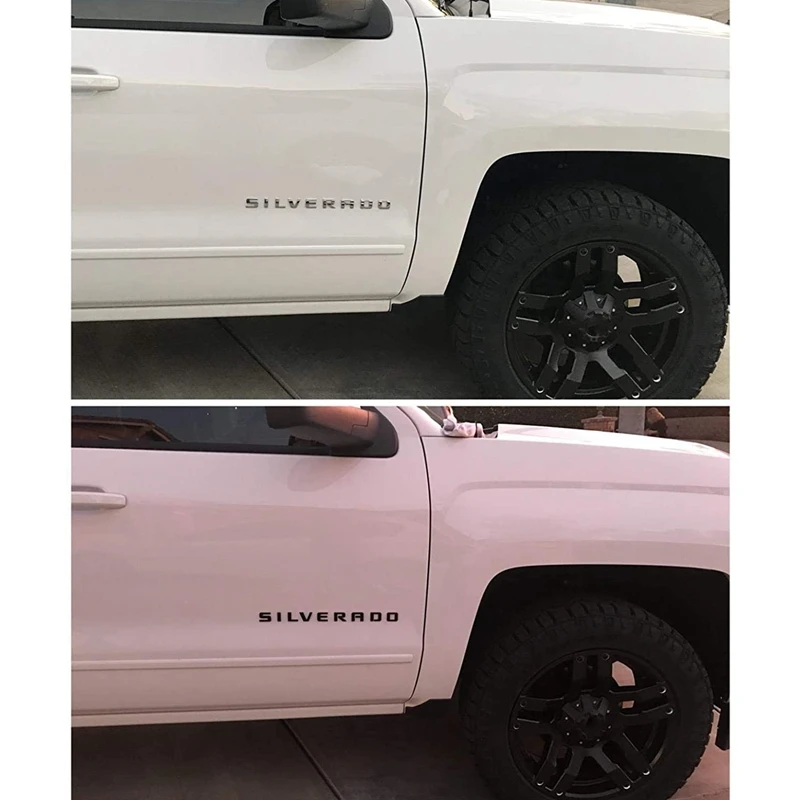 3D приподнятые и сильные клейкие наклейки буквы значок эмблема для Silverado LT 1500 2500Hd