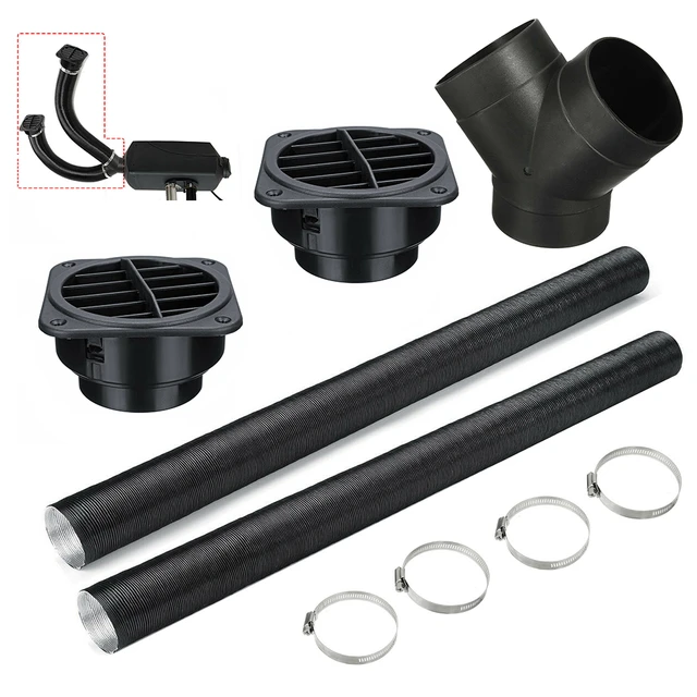 75mm Diesel Heater Pipe Duct + Warm Air Outlet For Webasto For Eberspacher  For Propex Diesel Heater Vent Hose Clips Set - Heater Parts - AliExpress