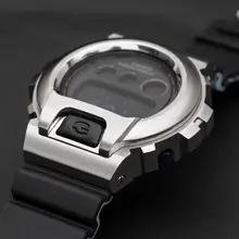 Высокое качество нержавеющей стали металлические часы ободок для DW-6900 выбор цветов