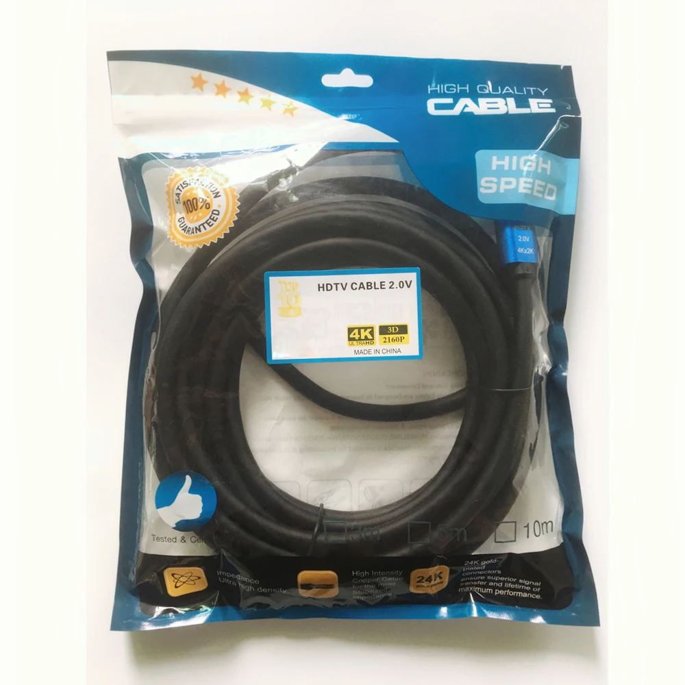 Cable HDMI 2.0V 4K 3D Ready 5 metros