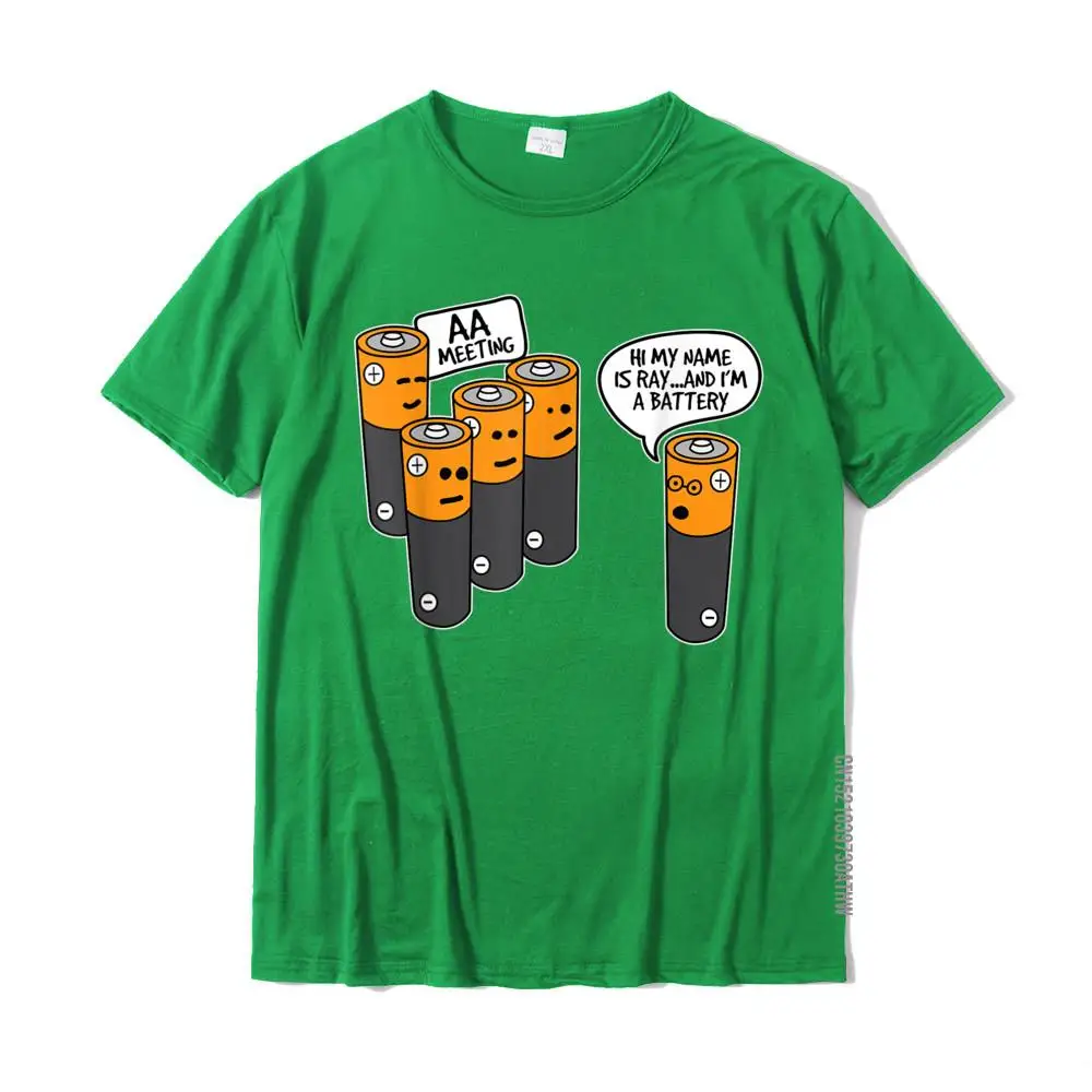 Geek T Shirt Dominant O Neck Casual All Cotton Youth Tops & Tees Print Short Sleeve Tops Shirts Drop Shipping AA Alcoholic Battery Meeting Novelty Funny T Shirt Gift__MZ19423 green