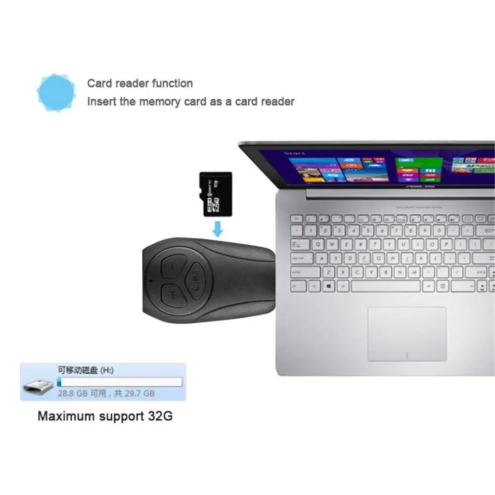 Адаптер беспроводной Bluetooth динамик USB AUX аудио стерео музыка автомобильный приемник адаптер MP3 32 Гб передняя вилка