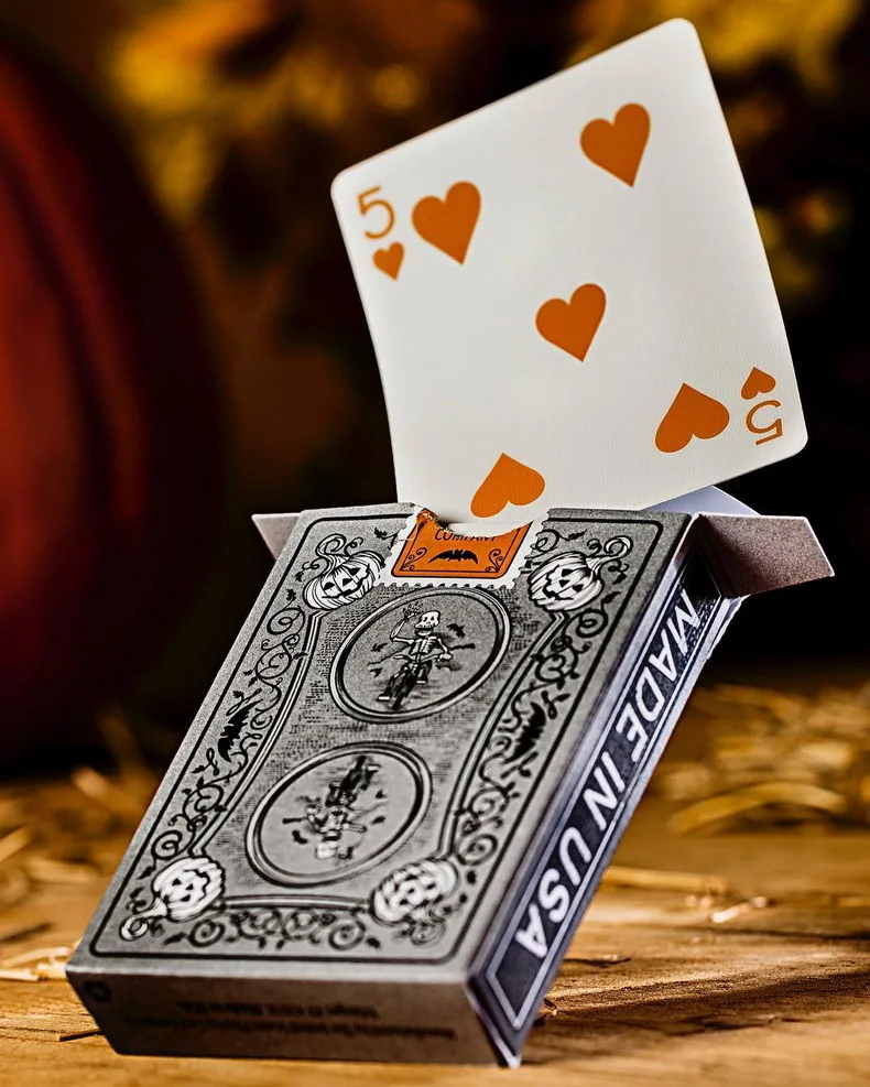Велосипедные карточные игральные карты USPCC Ограниченная серия Запечатанные на Хэллоуин тематические колоды волшебные карты коллекционные покер магические трюки