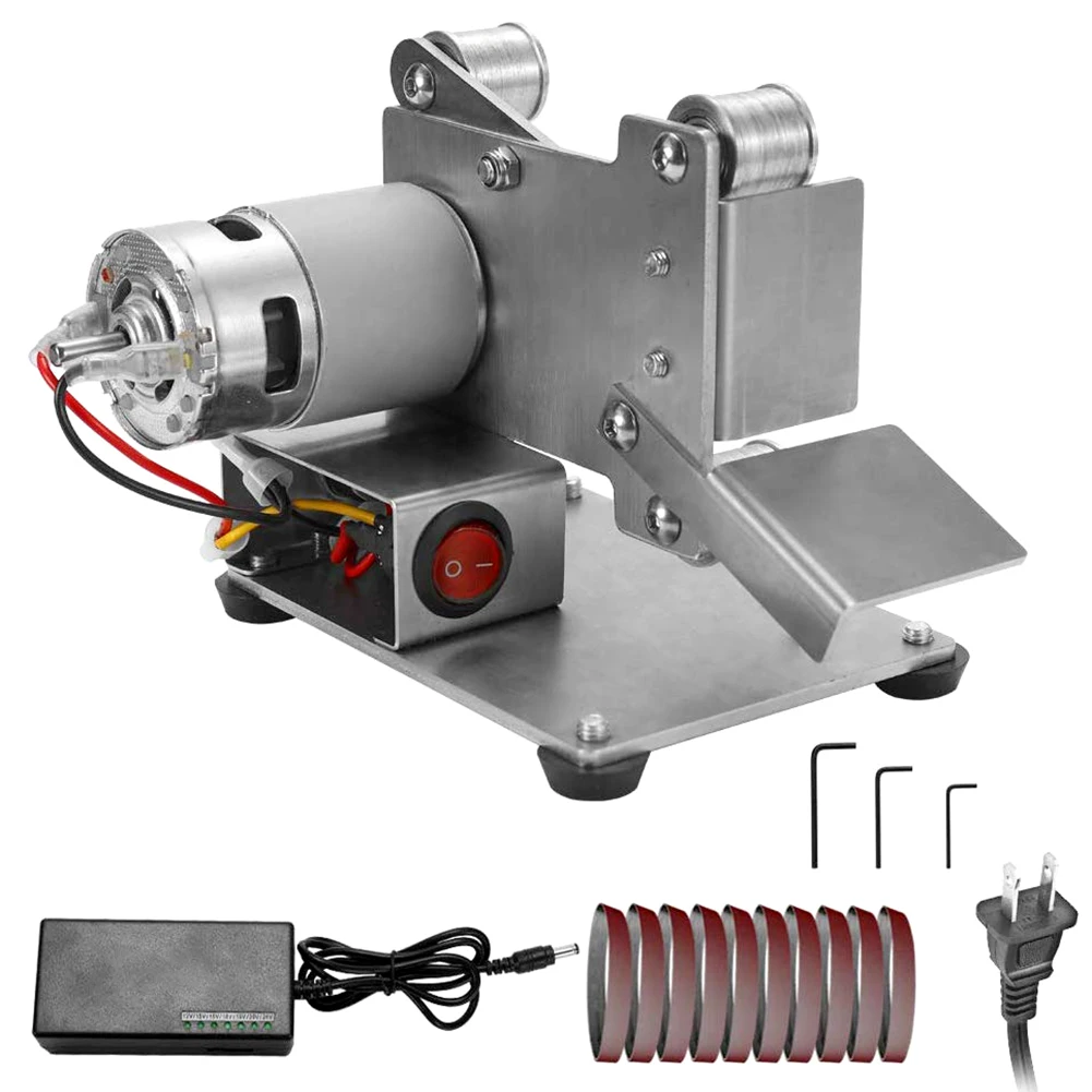 

Multifunctional Grinder Mini Electric Belt Sander Diy Polishing Grinding Machine Cutter Edges Sharpener Metals Polishing Sander