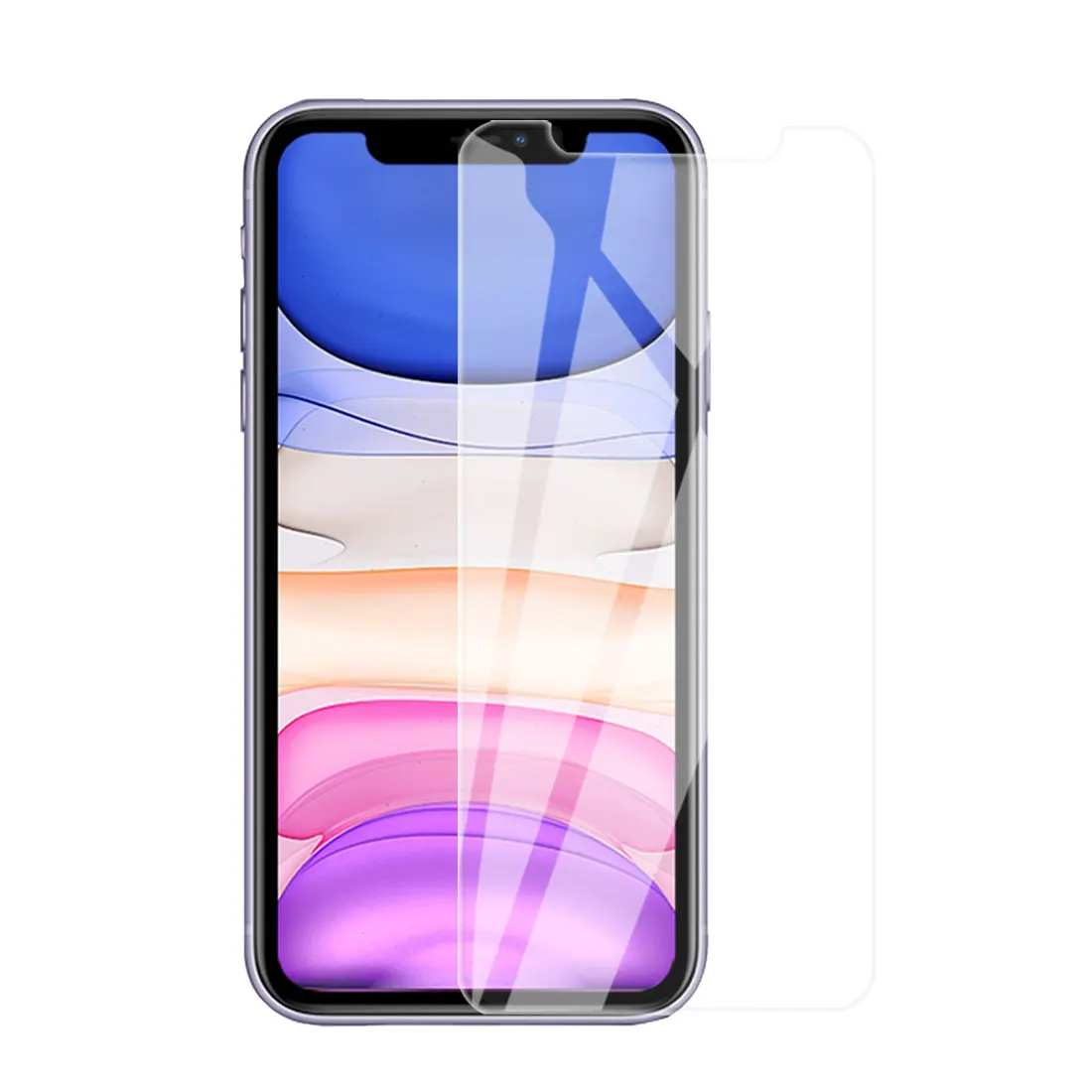 9D iPhone 11 9D стеклянная пленка для iPhone 11 promax защитная пленка из закаленного стекла легко установить изогнутый протектор экрана - Цвет: 9D iPhone 11