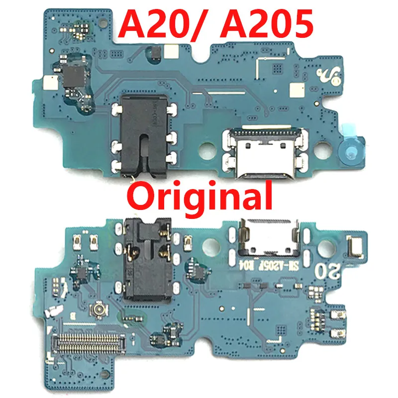 Оригинальная USB зарядная док станция с микрофоном для Samsung Galaxy A20 A205 SM A205F порт