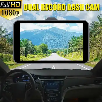 

4 Inch 1080P Auto Car DVR Full HD Screen Vehicle Camera 170 Degree Wide Angle Lens With Rearview Mirror Dash Recorder Camcorder