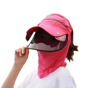 

Outdoor UV Protection Dust-proof Neck Cover Face Mask Protective Visor Sun Hat