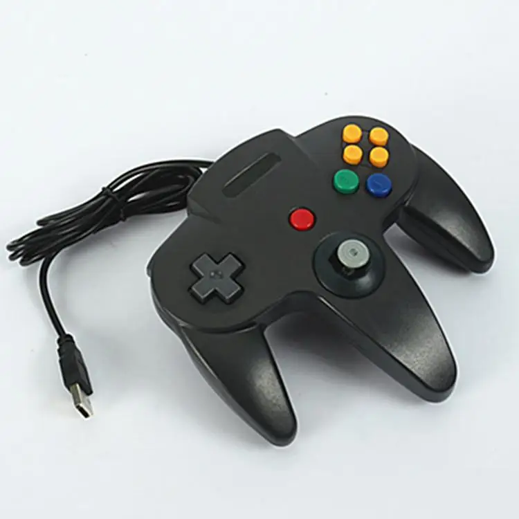 GloryStar USB N64 ABS Геймпад контроллер Джойстик ПК Компьютерная игра ручка игровой контроллер для windows PC MAC Linux геймпад пк