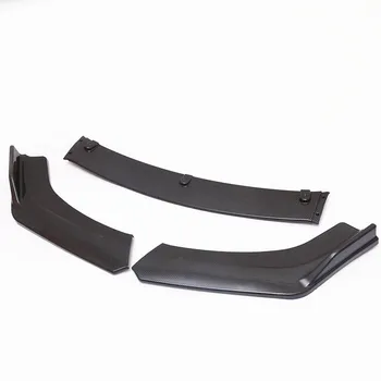 

Universal Carbon Fiber Look Front Bumper Splitter Lip Bumper Deflector Spoiler Diffuser Canard