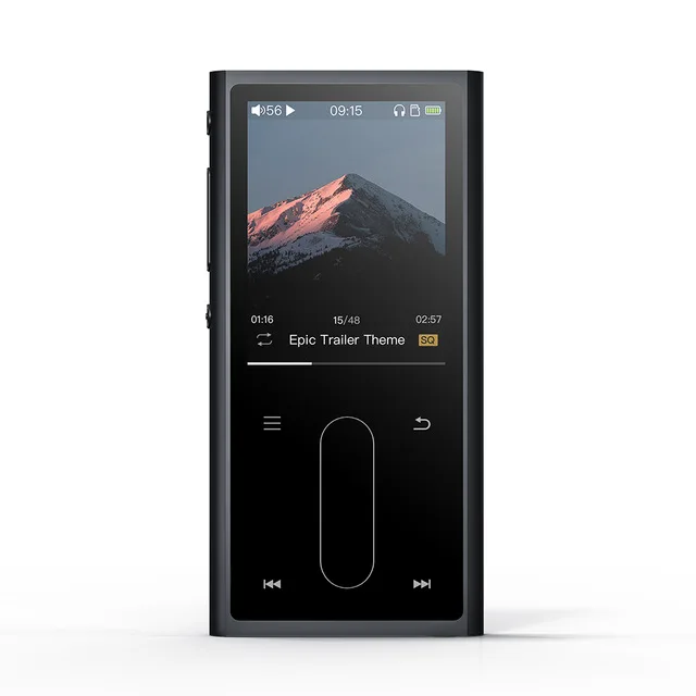 FIIO M3K мини HIFI Hi-Res без потерь портативный музыкальный плеер MP3 AK4376A ЦАП чипы Высокая точность записи - Цвет: M3K Black