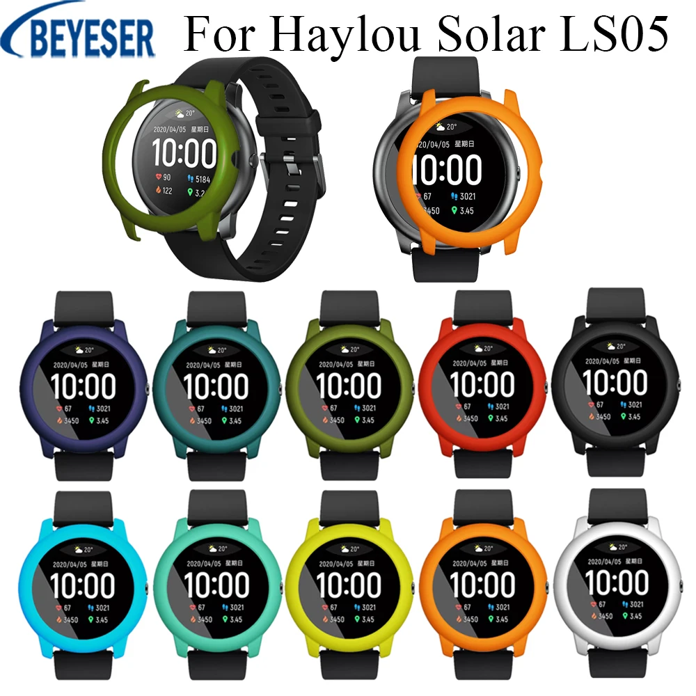 

New Case Cover For Haylou Solar LS05 Smart Watch Metal PC Protector Frame hard Protect Shell For Xiaomi Haylou Solar LS05 Watch