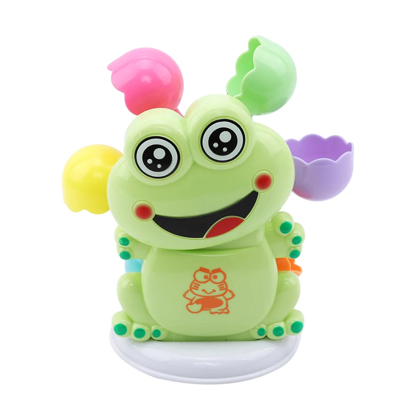 Забавная водяная игра игрушка для ванны Лягушка смеситель душа детская Ванна