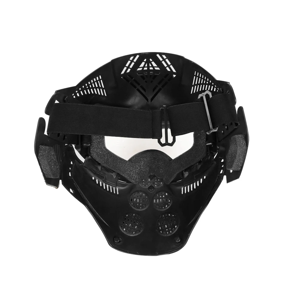 Тактические линзы на открытом воздухе, маска для всего лица, дышащая CS охотничья Военная армейская страйкбольная защитная маска, Пейнтбольная тактическая маска