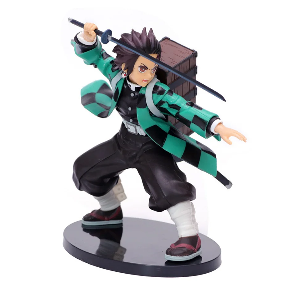 15cm Anime Demon Slayer Action Figures Draw Sword Agatsuma Zenitsu Figurine Kimetsu No Yaiba Figura PVC Collection Model Toys