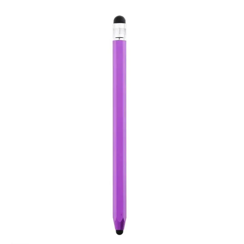 WK129 емкостный стилус с двумя наконечниками ручка для рисования сенсорного экрана для телефона - Цвета: Фиолетовый