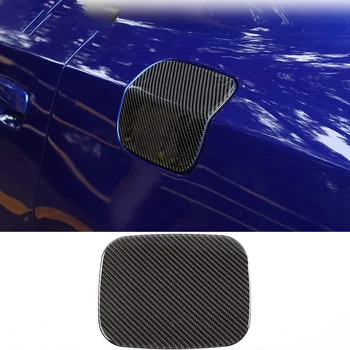 

Car Sticker for Dodge Charger Real Carbon Fiber Gas Cap Decorative Trim for Dodge Charger 2015-2019