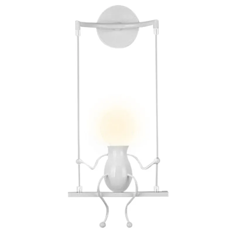 Bedroom chandelier Humanoid Creative Wall Light Modern Lamp Simple Sconce Art Decoration #4S26 (3)