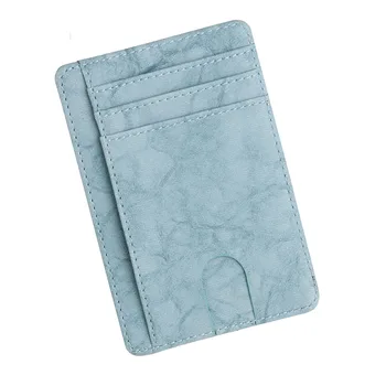 

Rfid Vintage Men Wallet Credit Card Holder Business Brand Male Mini Wallets Purse billetera hombre BID251 PM49