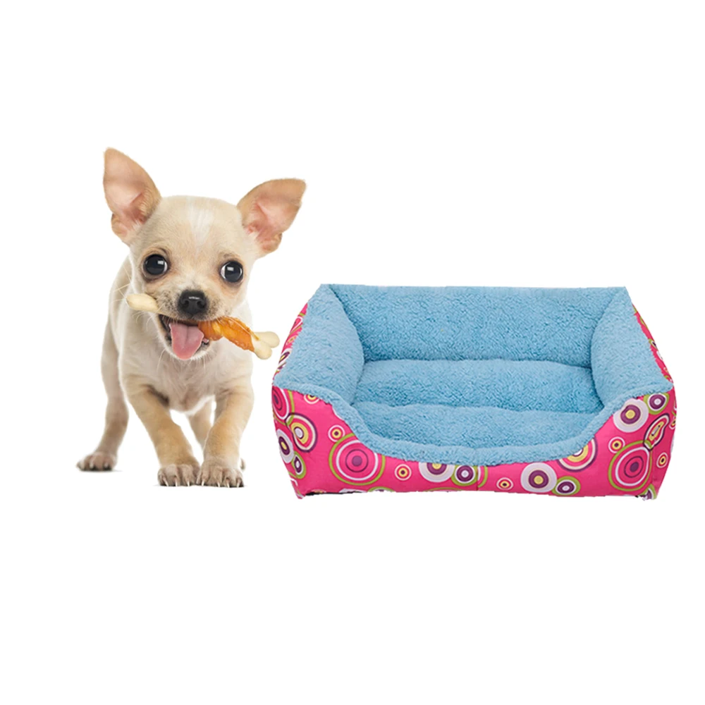 Dog Bed Circle Pet Sofa Mat Waterproof Bottom Soft Fleece Warm Cat Bed Mattress House Pet shop Drop shipping cama perro 5