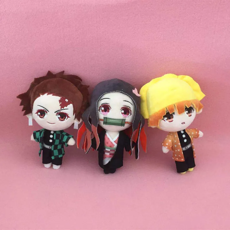 Демон убийца Kimetsu No Yaiba Kamado Tanjirou Косплей Кукла Kamado Nezuko плюшевая кукла Игрушка реквизит