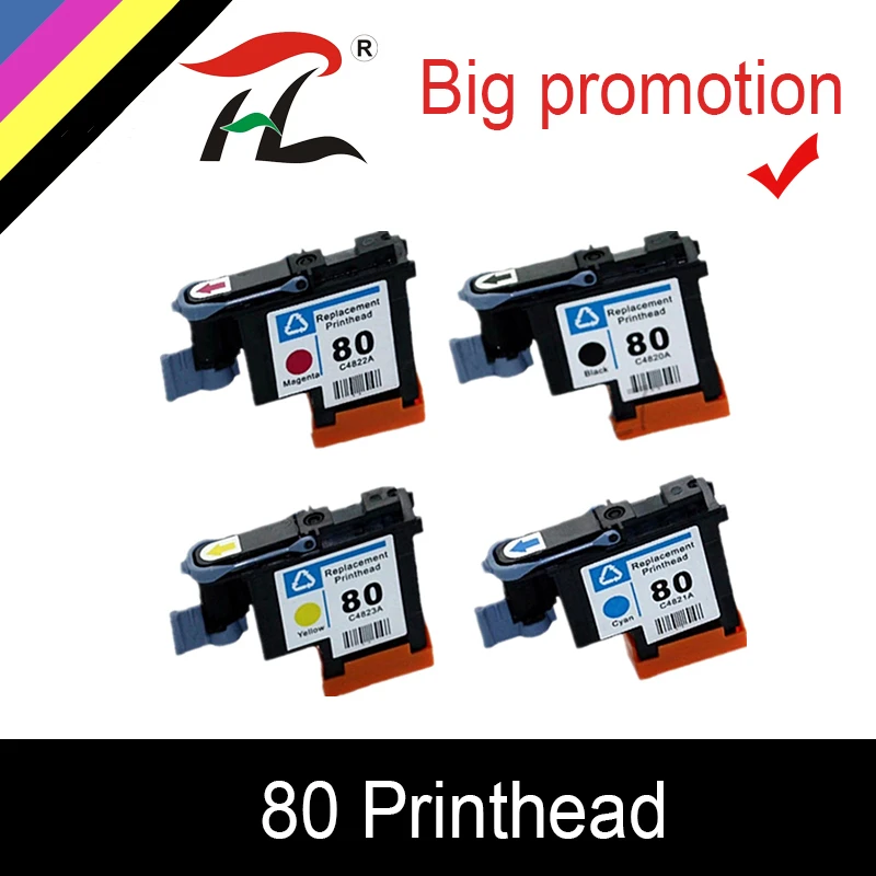 

Печатающая головка HTL C4820A, C4821A, C4822A, C4823A для HP 80 Designjet 1000, 1050c, 1055, для картриджа hp 80