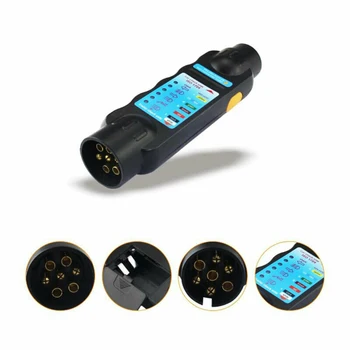 

Wiring Tester Detector Circuit Replacement Accessories Black ABS+copper Trailer
