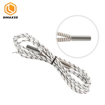 

1PC 24V 50W 1M Ceramic Cartridge Heater 3D Printer Accessories Heating Tube for Prusa Mendel Extruder Hotend Heating Rod 6x20mm