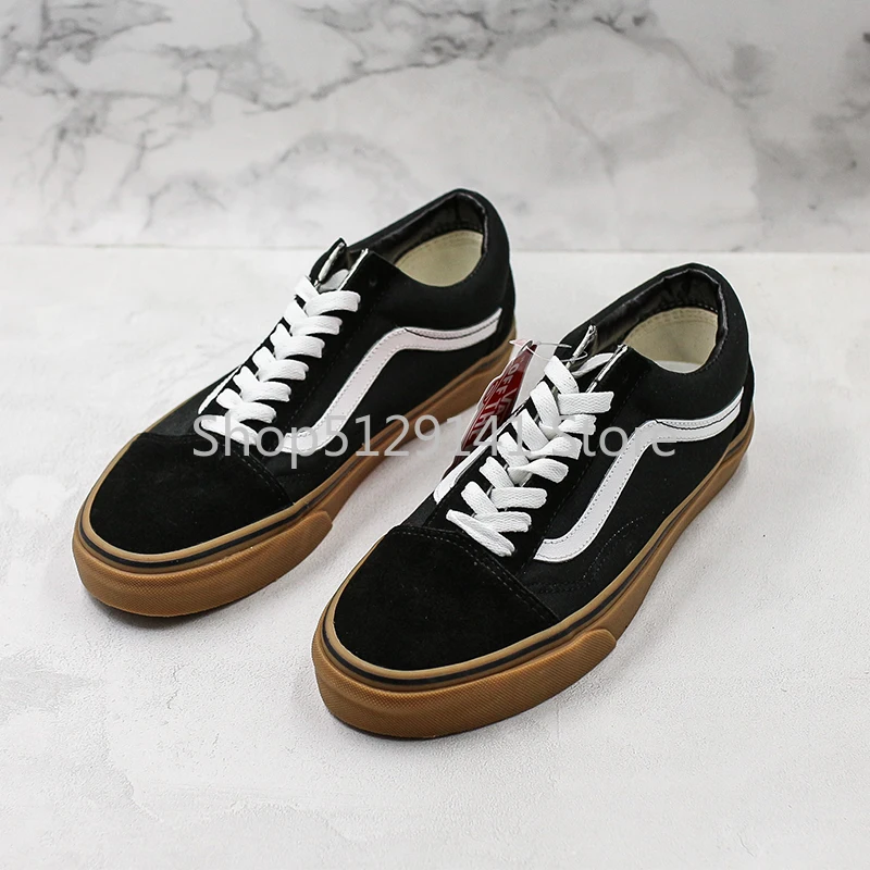 

Vans Skateboarding Shoes Unisex Low-Top Old Skool Classic Man and Women Sport Lifestyle Sneakers 2019 New Arrival VNOOO1R1G16