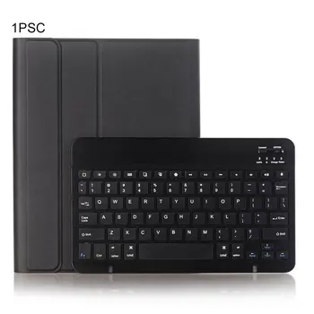 

For ipad10.2 inch Split aluminum alloy keyboard holster with pen slot Pen Nest Leather Case Keyboard wireless keyboard