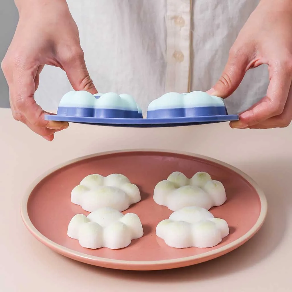 Molde Helado 2020 Diy милая Форма кошачьей Лапы Для Мороженого силиконовая многоразовый