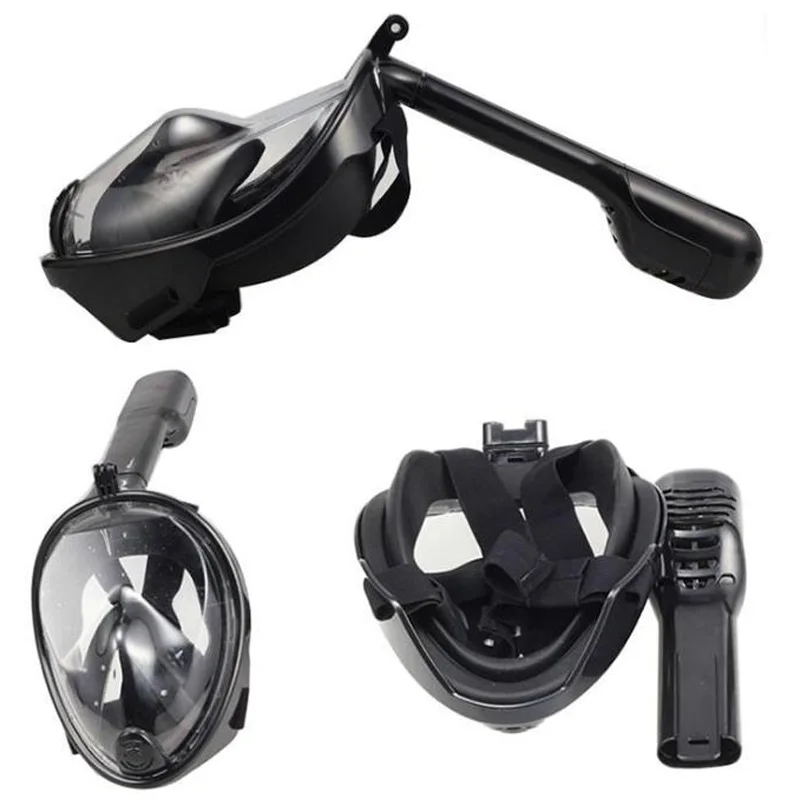 Full Dry Silicone Diving Mask Mask Swimming Glasses Diving Snorkeling Suit L/Xl